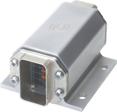 HARTING Gender Changer 09354310501 in Grau aus Aluminium - Bild 1