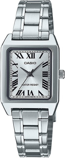 Casio Armbanduhr, Quarz, Edelstahl, Silber, Herren - Bild 1