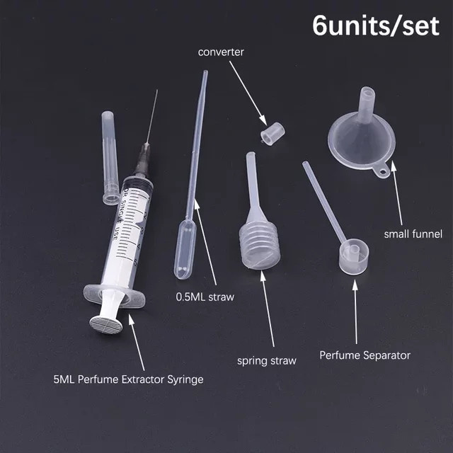 vvocci Diffusor-Spritzen-Set, 6-teilig, Parfüm-Nachfüllset - Bild 1