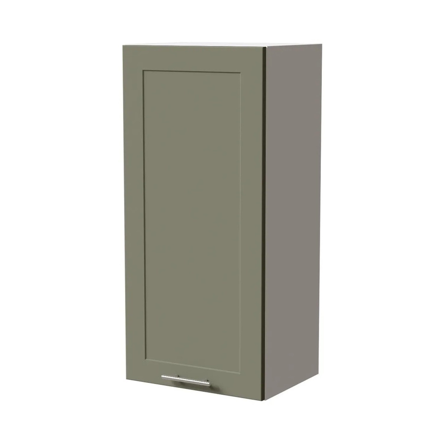 Feldmann-Wohnen Hängeschrank Oslo Küchenschrank Weiß und Reed Green Matt B/T/H: 45 x 32,5 x 96 cm - Bild 2