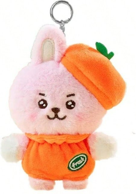 LINE FRIENDS BT21 Cooky Shooky Plüschtier Orange Rucksack Schlüsselanhänger - Bild 1