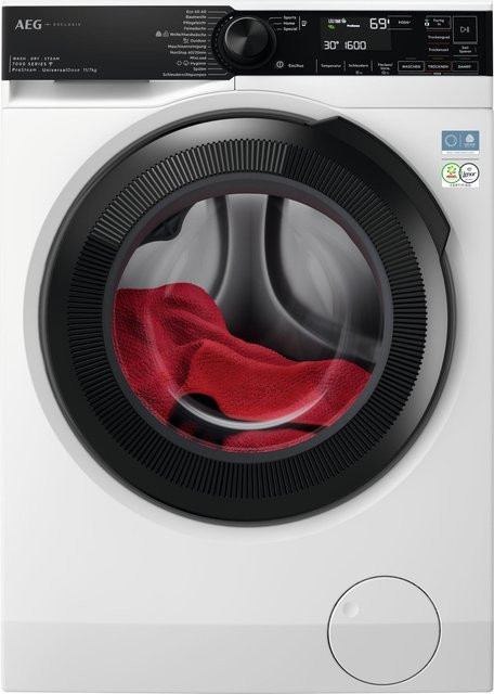 Electrolux Serie 7000 Waschtrockner LWR7E117EX in Weiß mit Dampfprogrammen und 7 kg Waschkapazität - Bild 1