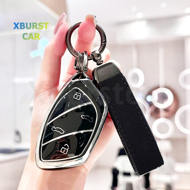 Xburstcar TPU Schlüsselhülle für Roewe RX5 I6 I5 RX3 RX8 ERX5 und MG ZS EV MG6 EZS HS EHS Marvel X Marvel R - Bild 1