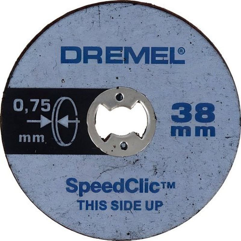 Dremel EZ SpeedClic Trennscheibe für Metall, Durchmesser: 38 mm, Farbe: Silber - Bild 2