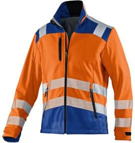Kübler PSA Reflectiq Jacke 1507 Warnorange/Blau Cordura Größe XS nach EN ISO 20471 - Bild 1