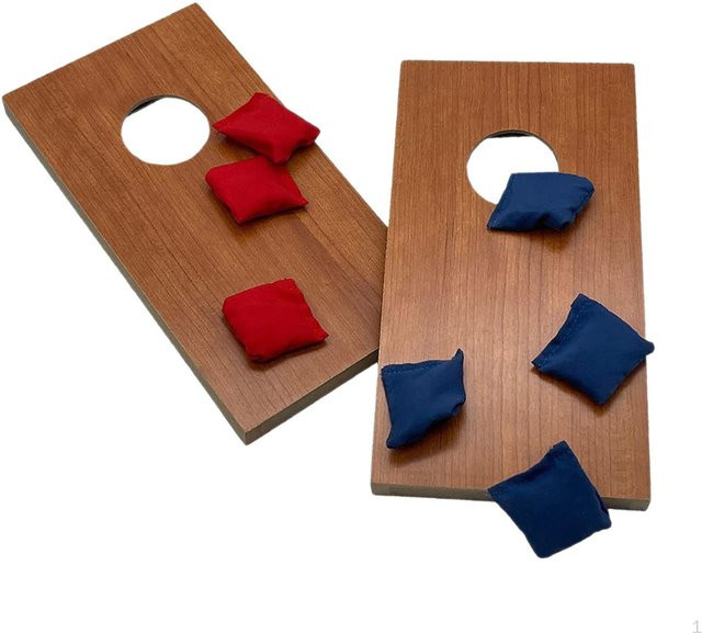 Ludatrade Cornhole Set, Holz, 2-teiliges Set, Braun - Bild 1
