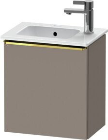 Duravit Waschtischunterschrank D-Neo, Wandmontage, Anthrazit Grau Hochglanz, B: 41 cm, T: 27,4 cm, H: 44 cm - Bild 1