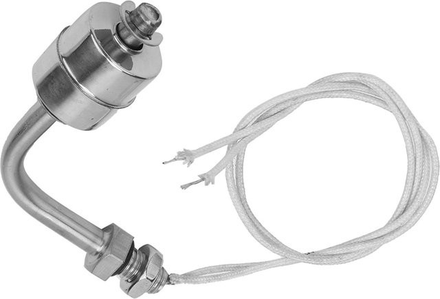 Edelstahl Flüssigkeit Wasserstand Sensor Schwimmerschalter für Pool, Farbe: Grau/Silber, Durchmesser: 75 mm - Bild 1