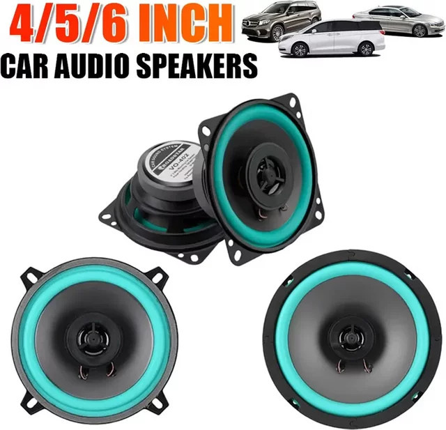 HiFi Koaxial Auto Lautsprecher Universal Automotive Audio Full Range Subwoofer in 4, 5 oder 6 Zoll - Bild 1