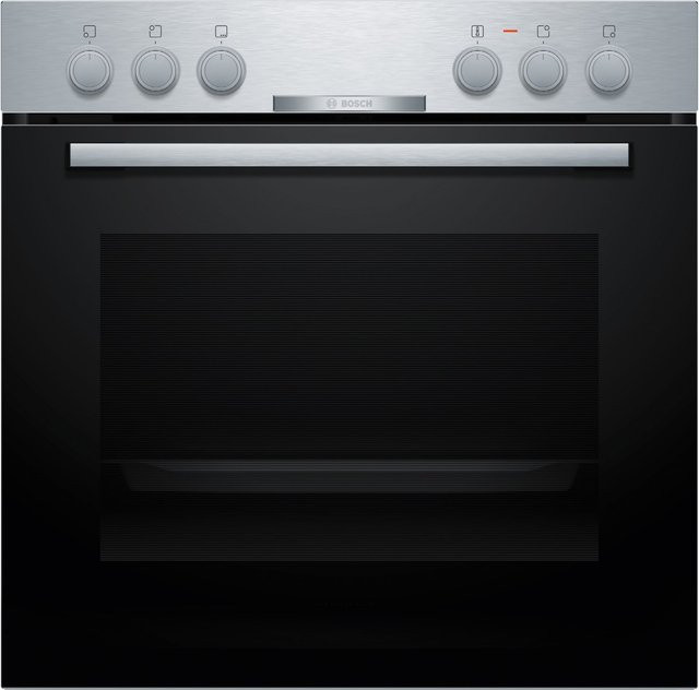 Bosch Serie 2 Einbau Elektro-Herd HEA510BS3 in Edelstahl mit 71 l Volumen, Breite: 59,4 cm - Bild 1