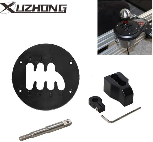 Thrustmaster TH8A Getriebe Upgrade Mod Kit mit Form Dämpfung und Short Shifter in Schwarz - Bild 1