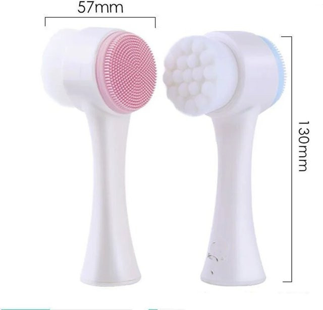CNKESS Gesichtsreinigungsbürste, Doppel-Silikon, Unisex - Bild 1