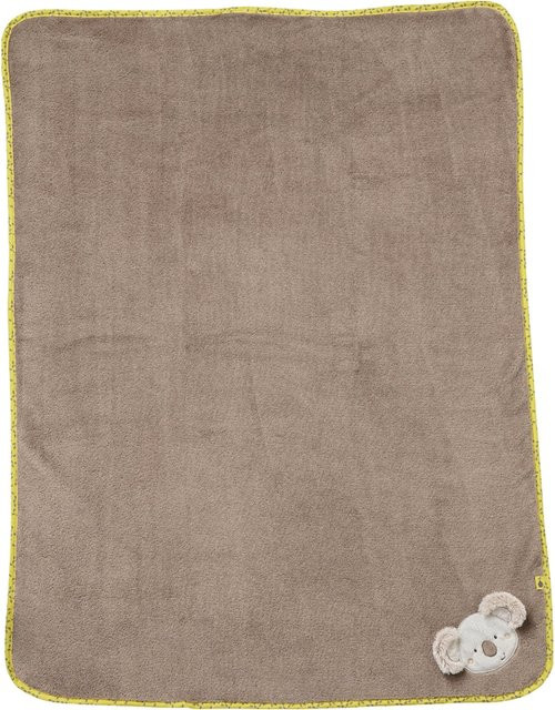 Fehn Kuscheldecke Koala Australia Fleece Grau B: 100 cm, H: 75 cm - Bild 1