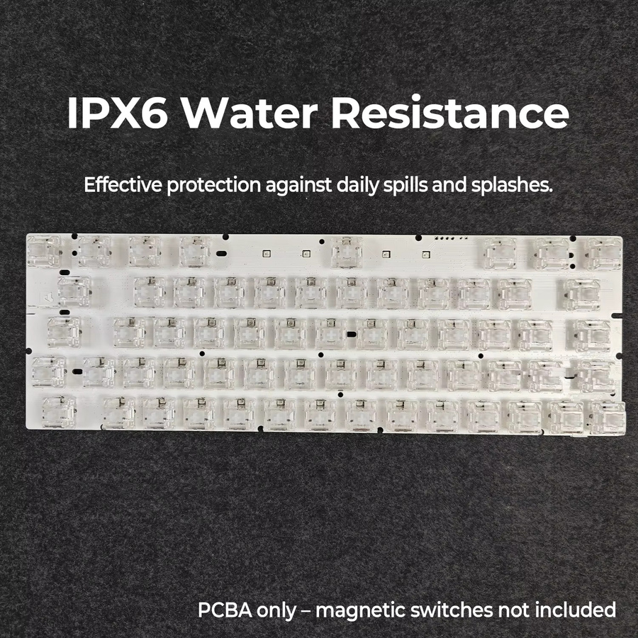 MMD AR60SE AR60 SE Hall Effect PCB Magnetschalter in Weiß für GH60 MAD60 GT60 MK60 AG60 Gehäuse mit 8kHz Polling Rate und 0,08 ms Latenz - Bild 3
