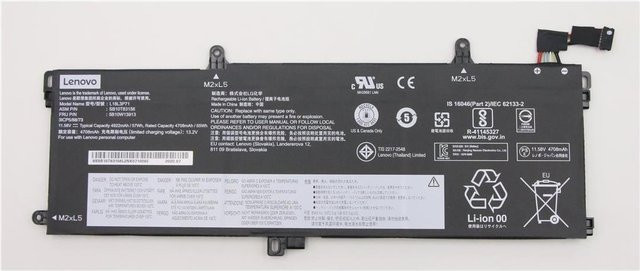 Lenovo Interner Li-Ion Akku 57Wh Schwarz (5B10W13913) - Bild 1