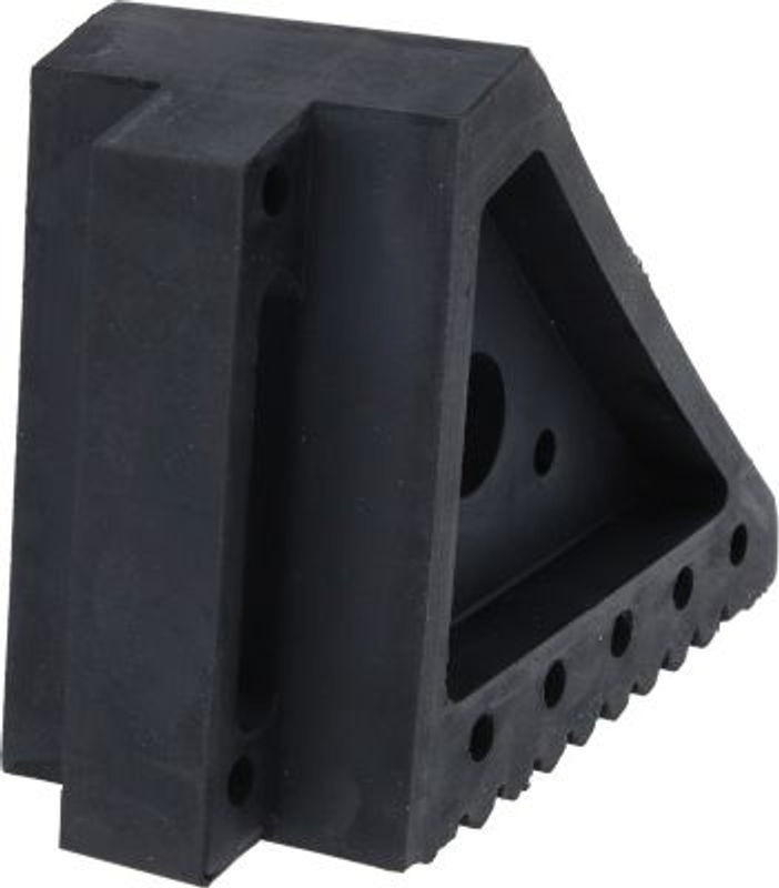 KS Tools Gummi Unterleg-Keil mit Griff in Schwarz B/T/H: 20 x 15 x 15 cm - Bild 3