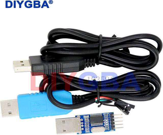 DNIGEF USB zu RS232 TTL Konverter Adapter Modul PL2303HX/PL2303TA in Blau mit staubdichter Abdeckung für Arduino - Bild 1