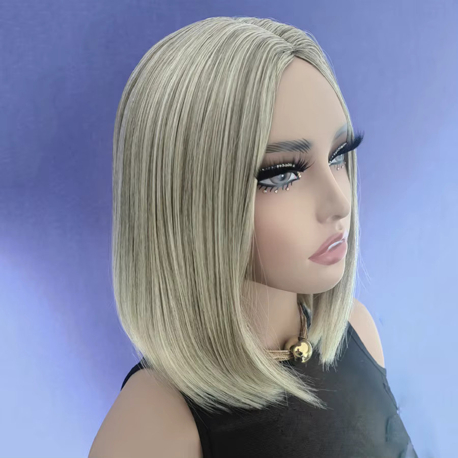BoBo Perücke, Blond, Synthetische Faser, Damen - Bild 3