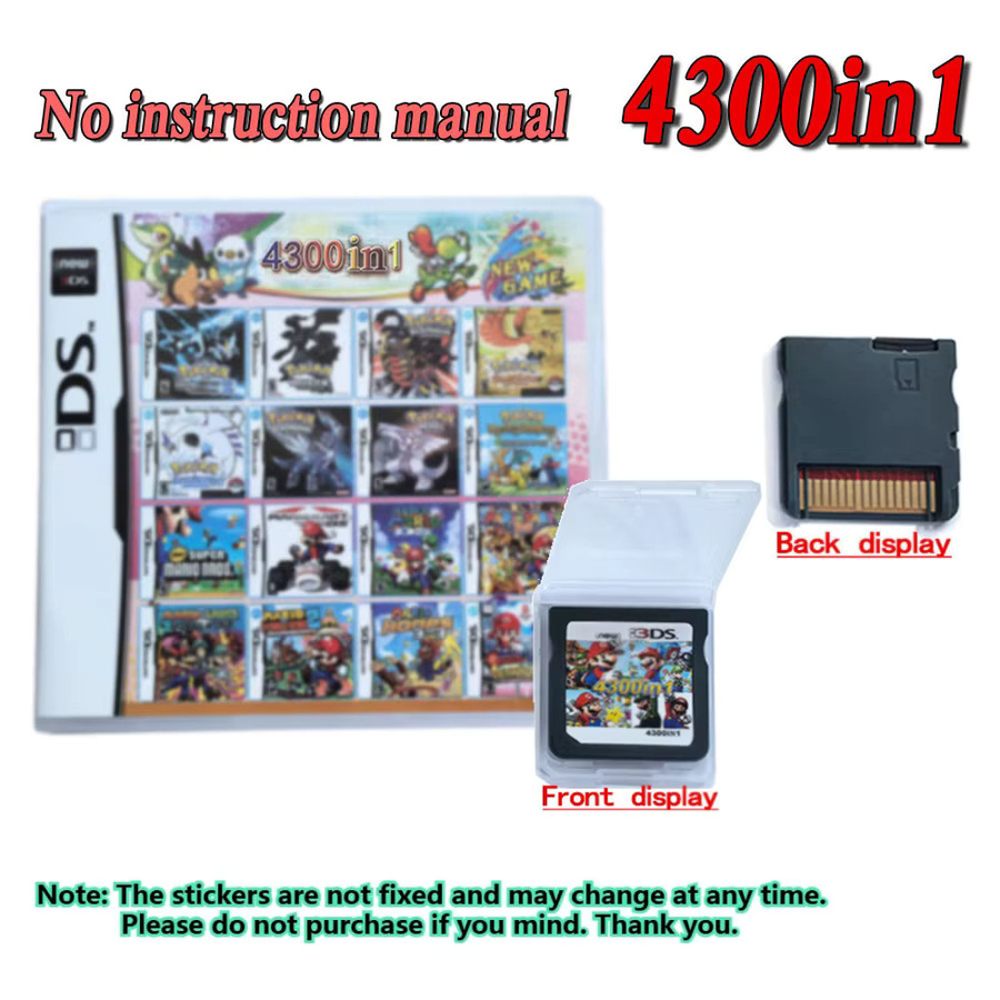 Bandai Pokemon 4300 in 1 Kompilations-Spielkarten R4-Karte für DS NDS 3DS NDSL in Multicolour - Bild 2