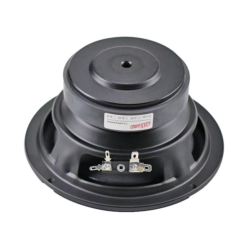 GHXAMP Mittelbass-Lautsprechereinheit 165mm, 130W, 8 Ohm, HiFi Heimkino Mitteltöner in Schwarz - Bild 2