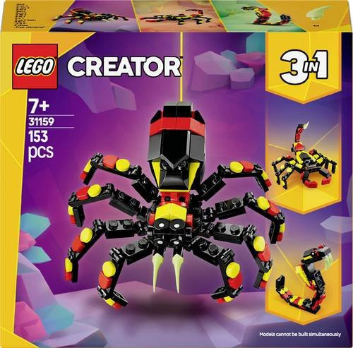 LEGO Wilde Tiere Überraschungsspinne Konstruktionsspielzeug ab 7 Jahren - Bild 1