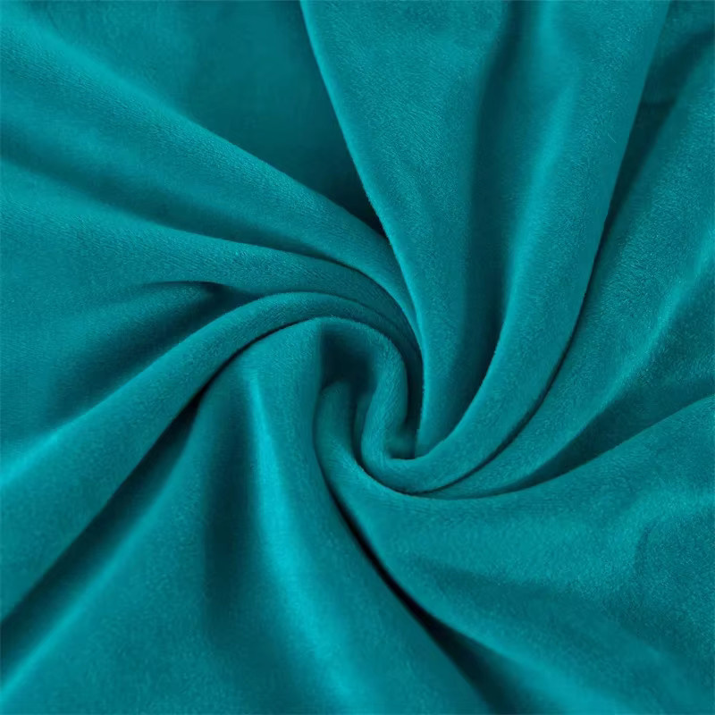 WANERQU Samt Stuhlbezug für armlose Esszimmerstühle, elastischer Stretch-Schonbezug in Türkis - Bild 4