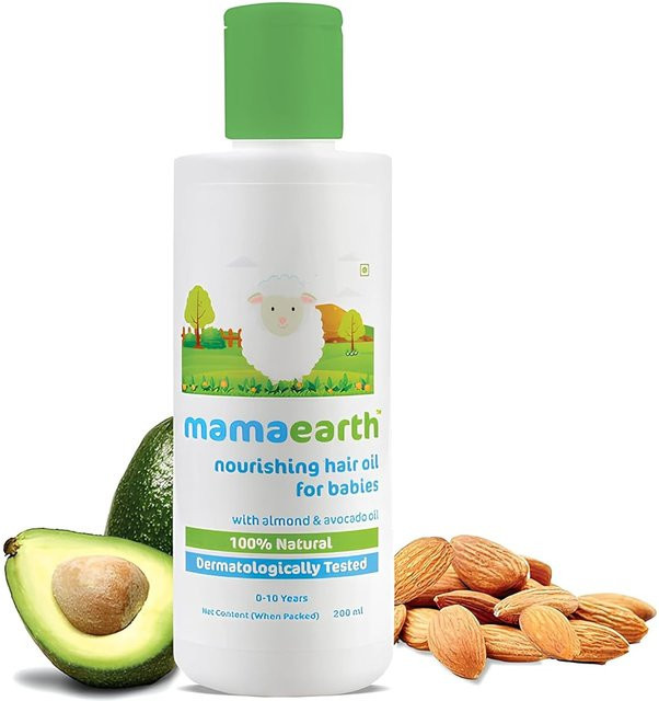 Mamaearth Babyhaaröl, 200 ml, für feines Haar - Bild 1
