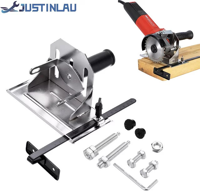 JUSTINLAU Multifunktions-Winkelschleiferständer mit verstellbarer Grundplattenabdeckung für 100 mm Winkelschleifer - Bild 1