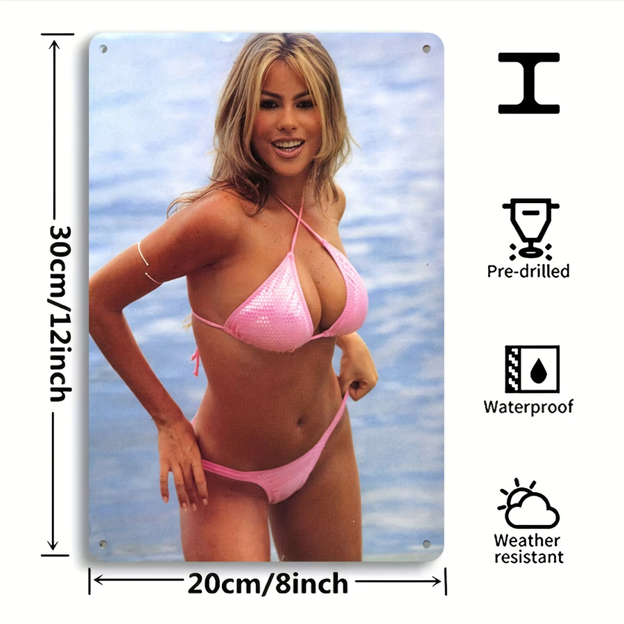 HELLOYOUNG Sofia Vergara Poster, dekorative Wandkunst in Mehrfarben, B: 30,5 cm, H: 20,3 cm - Bild 2