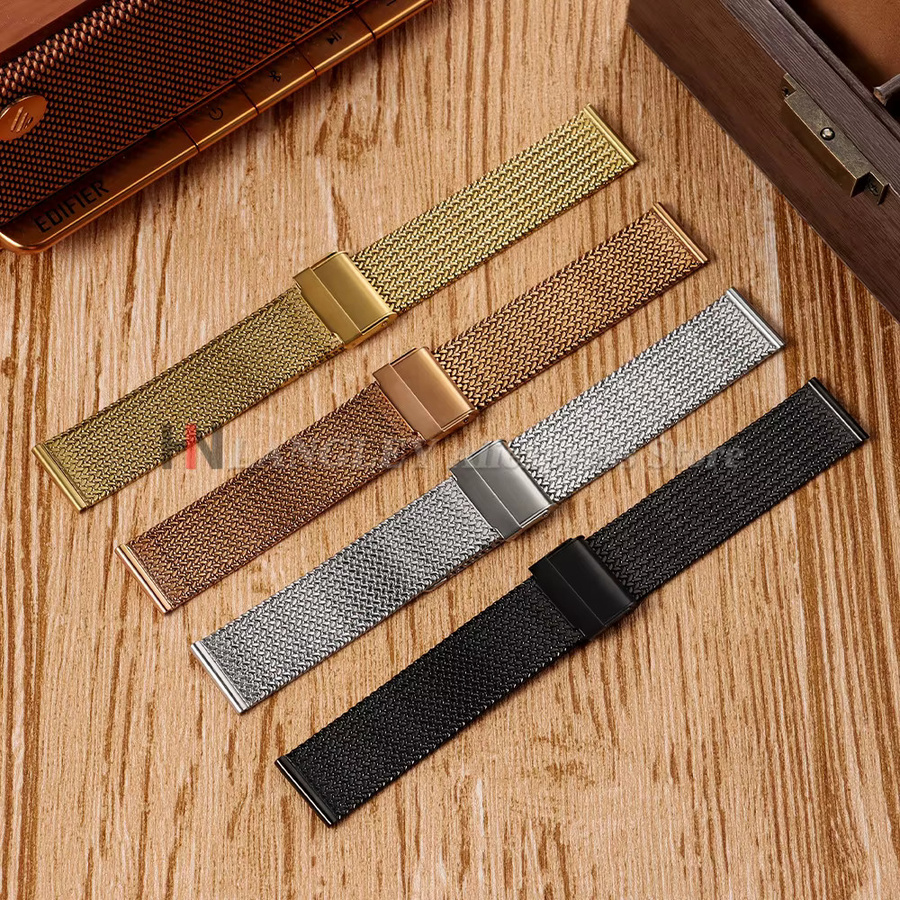 Uhrenarmband Edelstahl, Silber, Unisex - Bild 2