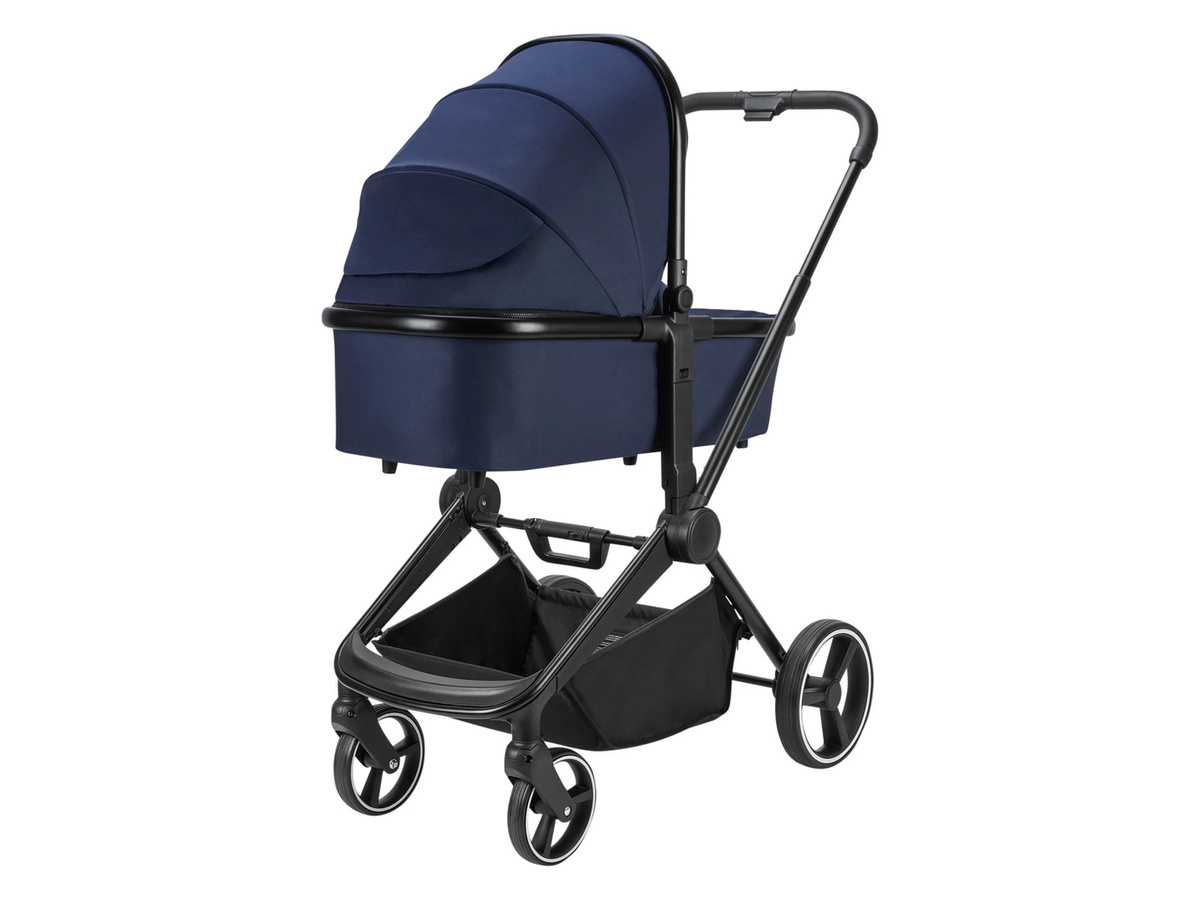 Osann Booboo 3in1 Kombi-Kinderwagen Jazzi mit Babywanne, Sportsitz und Reboarder in Blau - Bild 2