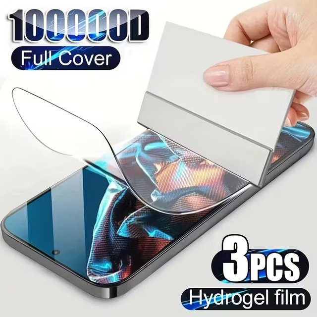 3 Stück Hydrogelfolie Displayschutzfolie für Realme Note 50 60X 70T 60 Neo7X Neo7 Turbo in Transparent - Bild 1