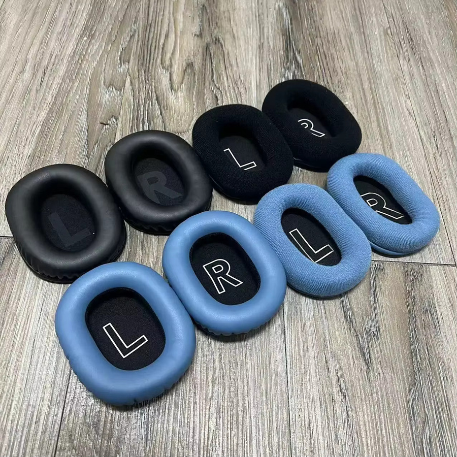 Ersatz-Ohrpolster aus Leder für Logitech G Pro X Headset in Schwarz - Bild 3