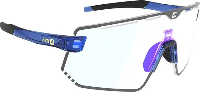 AZR Kromic Flash RX Sonnenbrille, randlos, blue, unisex, plastic, wrap - Bild 1