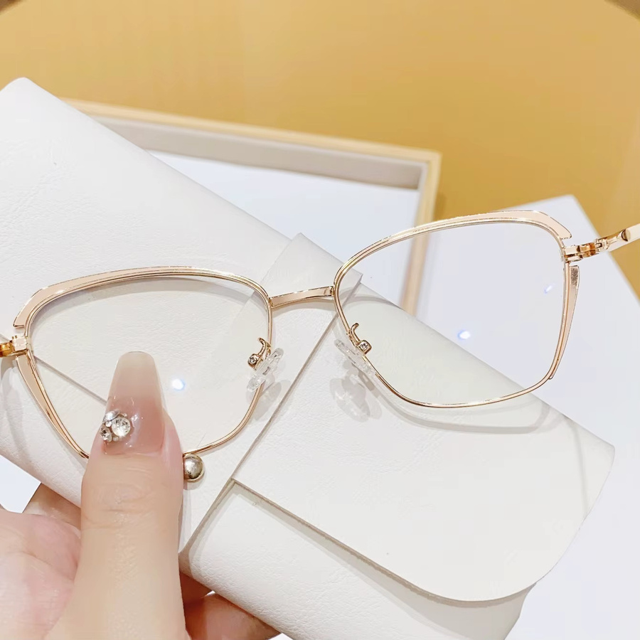 RELEN Cat-Eye Korrektionsbrille, Metall, Damen - Bild 1