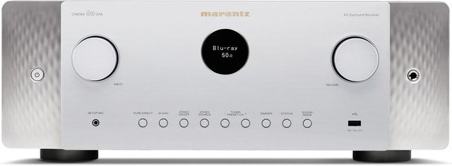 Marantz Cinema 60 DAB AV-Receiver in Silber/Gold mit 8K und HDMI - Bild 1