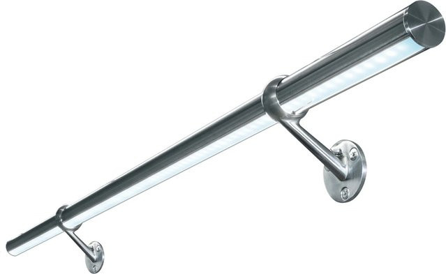 Treba LED-Handlauf-Set LightRail LR1 in Silber, rundes Aluminium-Profil, Länge: 150 cm, Durchmesser: 4,24 cm - Bild 1