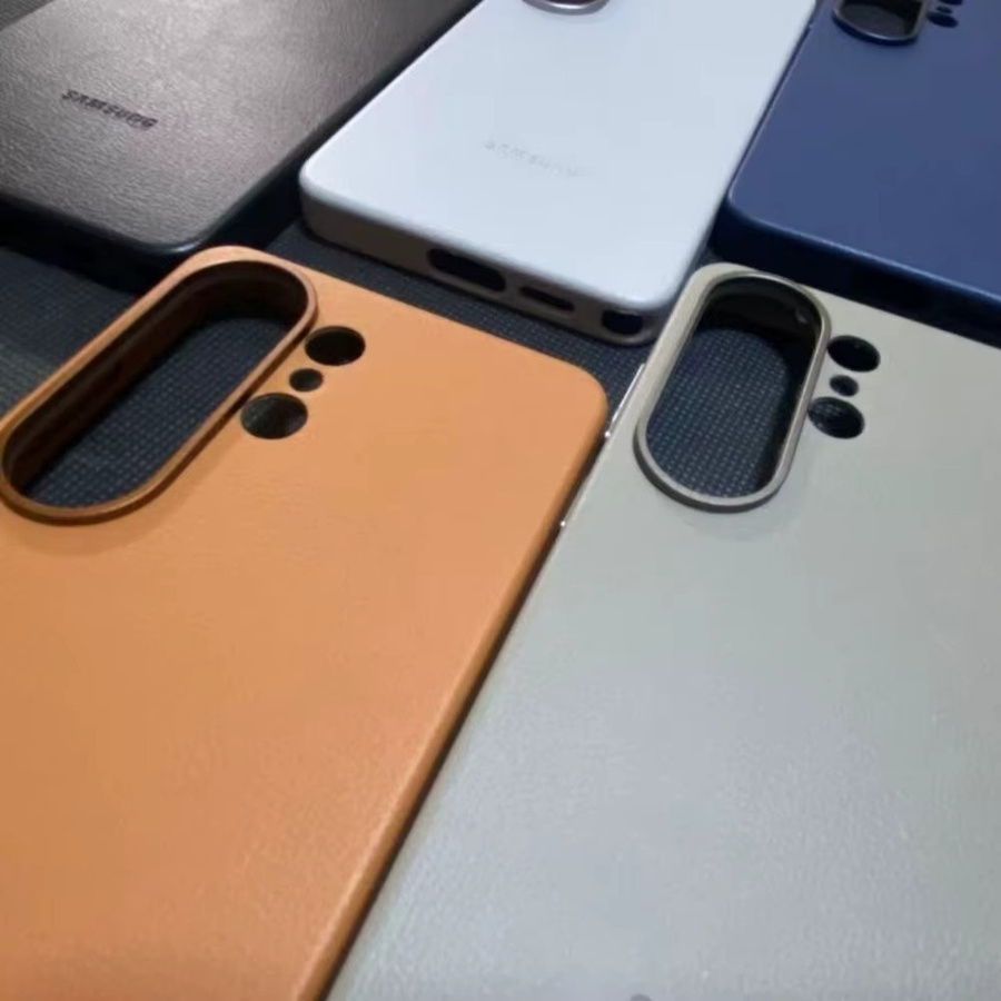 Samsung Galaxy S26 Ultra, S26 Plus und S26 Leder-Schutzhülle in Braun, weiche und ultradünne 360° Vollschutz-Handyhülle für Android - Bild 3