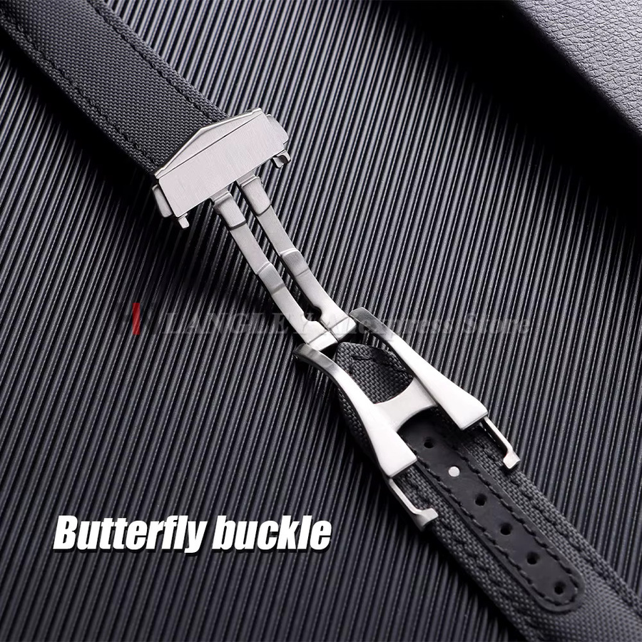 Uhrenarmband Nylon, Canvas-Nylon, Herren, 20 mm, 22 mm - Bild 2