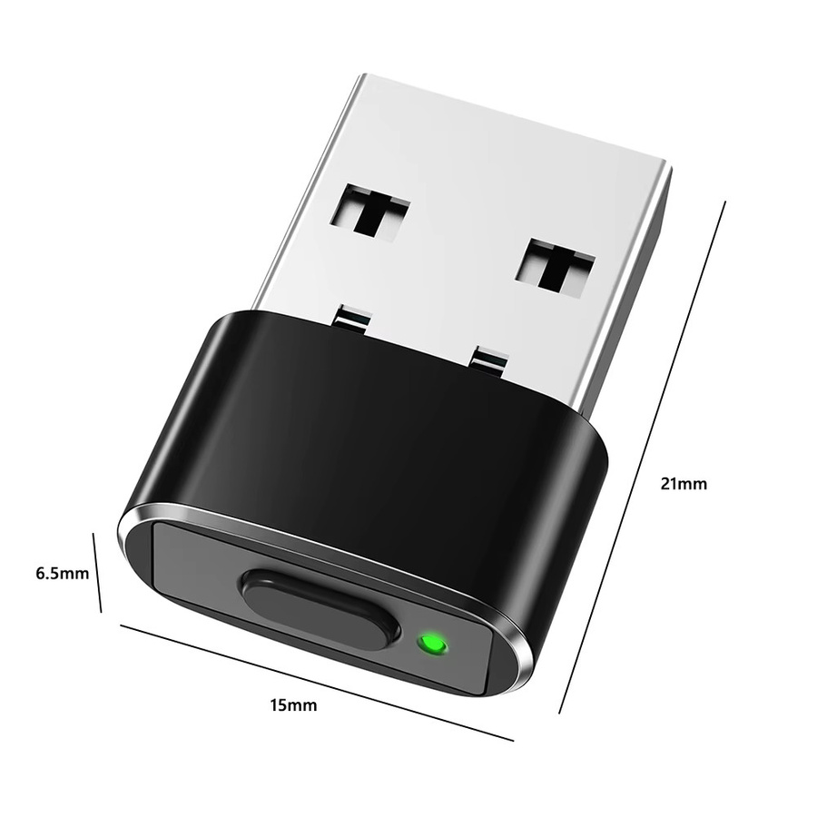 ALLOET Mouse Jiggler Automatischer Mausbewegungs-Simulator mit USB-C-Anschluss in Schwarz - Bild 6