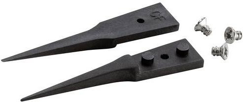 Ideal Tek A5CF Pinzetten-Ersatzspitze aus Kunststoff in Schwarz, Länge: 40 mm - Bild 1