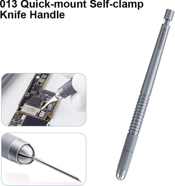 KRIOCY 013 Quick Mount Auto-Clamp Klingengriff aus Aluminiumlegierung für IC-Chip-Reparatur und Messer mit Klingen unter 6 mm - Bild 1