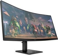 HP Gaming-Monitor mit 34 Zoll, QHD 1440p, VA-Panel, 165 Hz, Schwarz, HDMI und DisplayPort - Bild 1