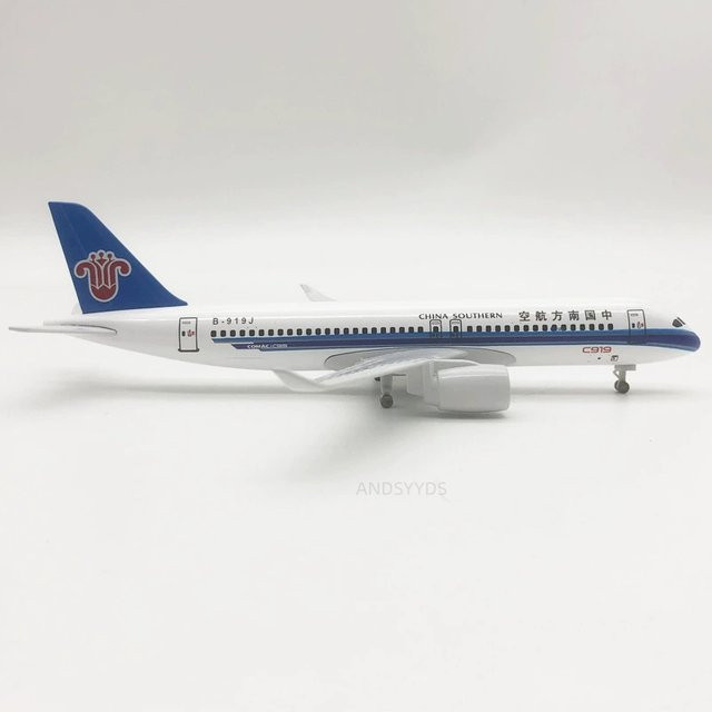 ZOCO C919 Airways China Southern Airways Flugzeugmodell, Metall, 20 cm - Bild 1