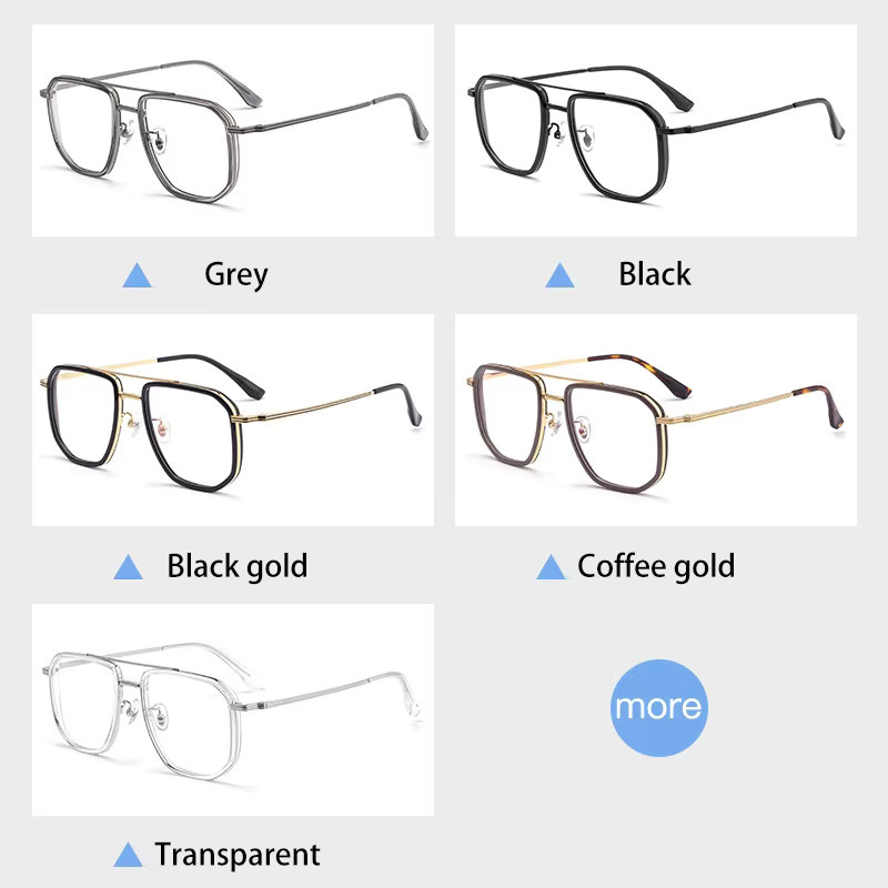 VICKY Mode Korrektionsbrille Herren, Vollrand, Square, Anti-Blaulicht - Bild 2
