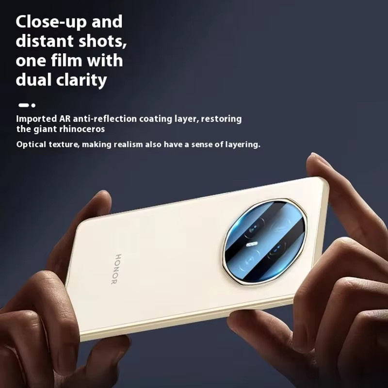 3er-Set Kameraschutz aus gehärtetem Glas für Honor 300 Ultra 200 100 Pro, transparent mit Installationshilfe und Vollkleber - Bild 4