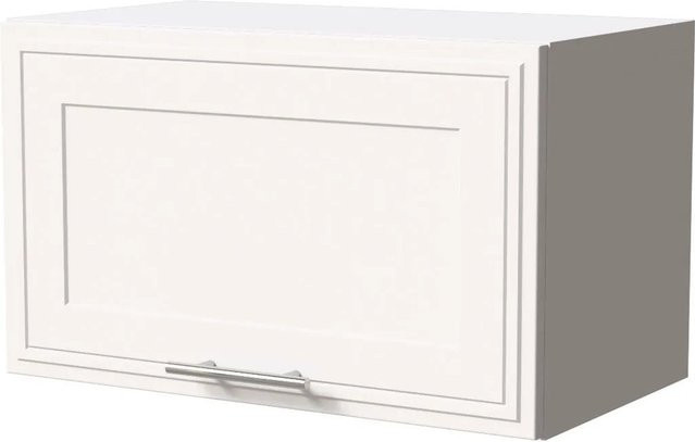 Feldmann-Wohnen Klapphängeschrank Salo W4B/60 in Weiß Matt mit Kassettenfront und Gasdruckdämpfer, B/T/H: 60 x 32,5 x 36 cm - Bild 1