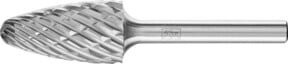 PFERD TOOLS Hartmetall Hochleistungsfrässtift STEEL Rundbogen RBF, Farbe: Silber, Durchmesser: 16 mm, Länge: 30 mm, Schaft-Durchmesser: 6 mm, für Stahl - Bild 1
