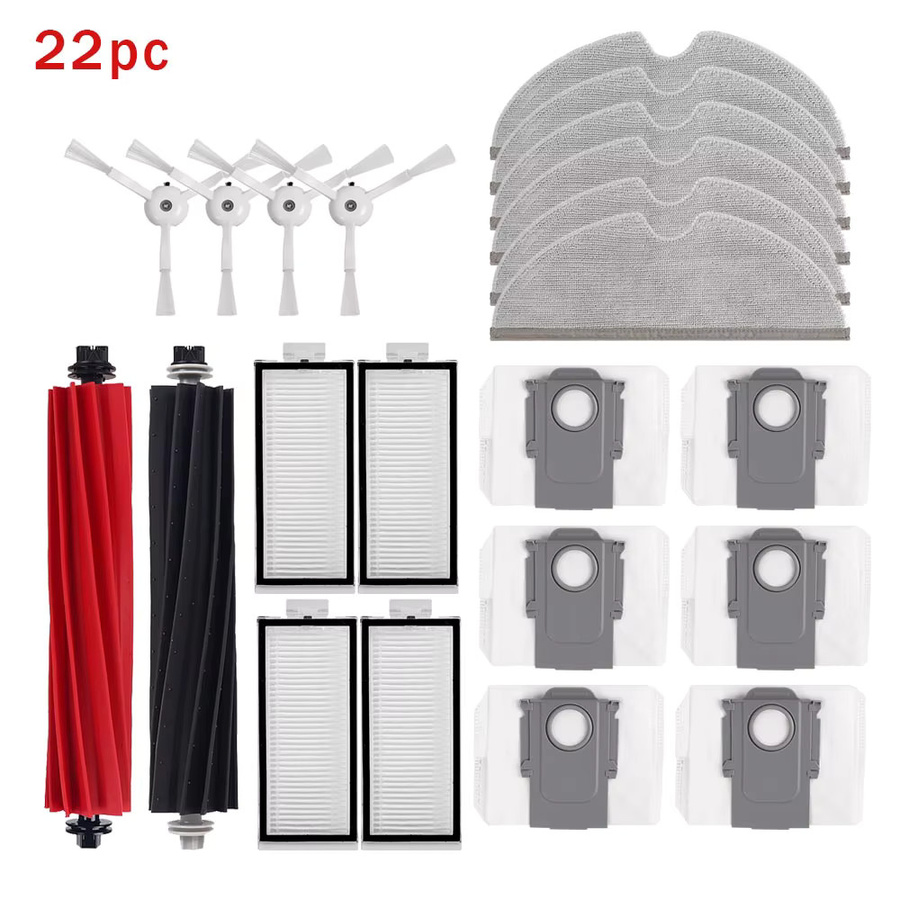 Roborock Ersatzteil-Set für Q8 Max, Q8 Max Plus, Q5 Pro und Q5 Pro Plus mit Hauptbürste, HEPA-Filter, Mopptüchern und Staubbeuteln - Bild 6