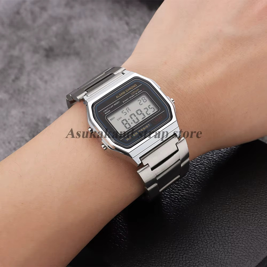 Casio Uhrenarmband Edelstahl, Silber, 18 mm, Unisex - Bild 3